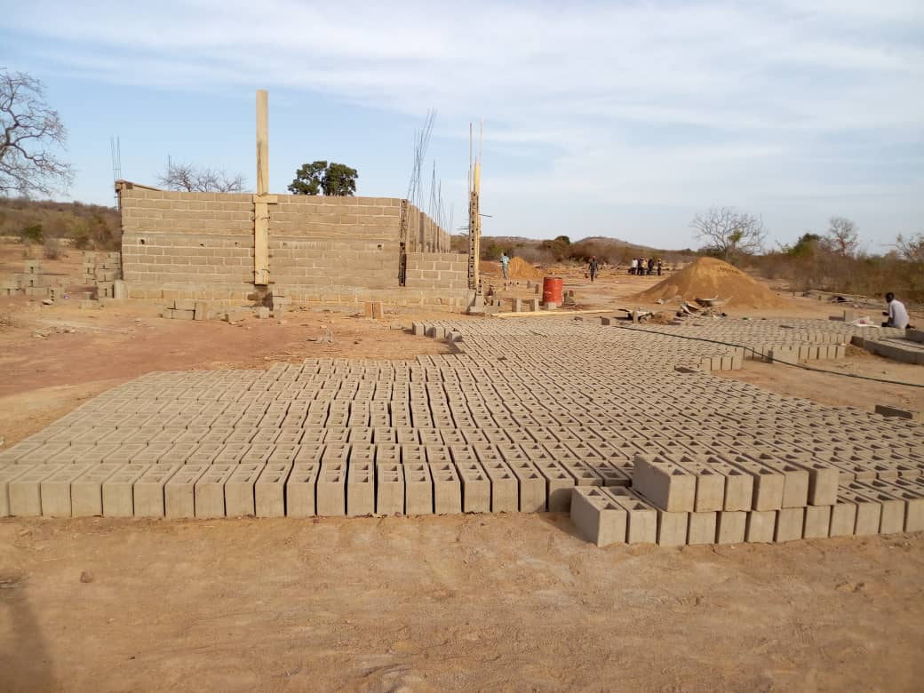 Baugebinn der Primarschule in Sirimou/Mali.