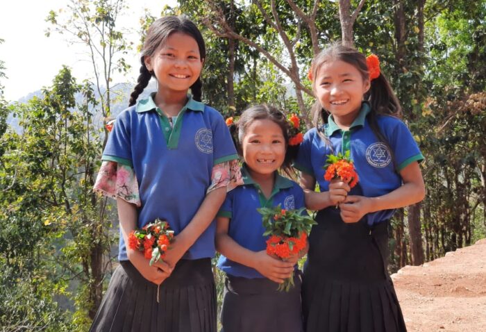 Mädchen in Nepal