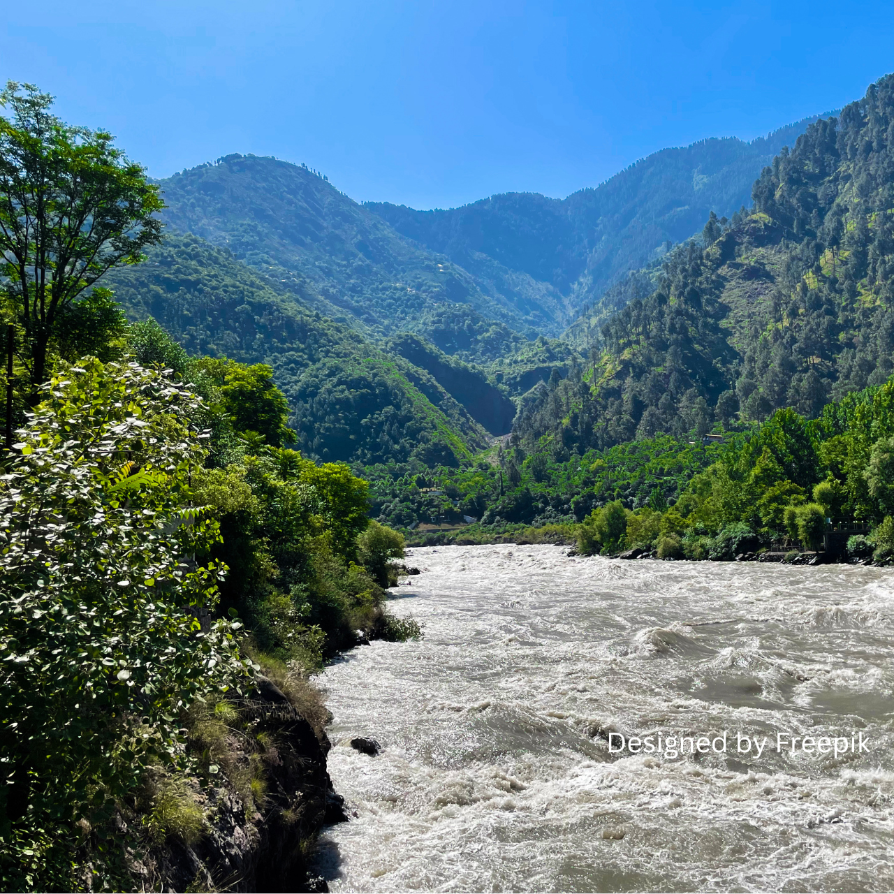 Fluss in Nepal