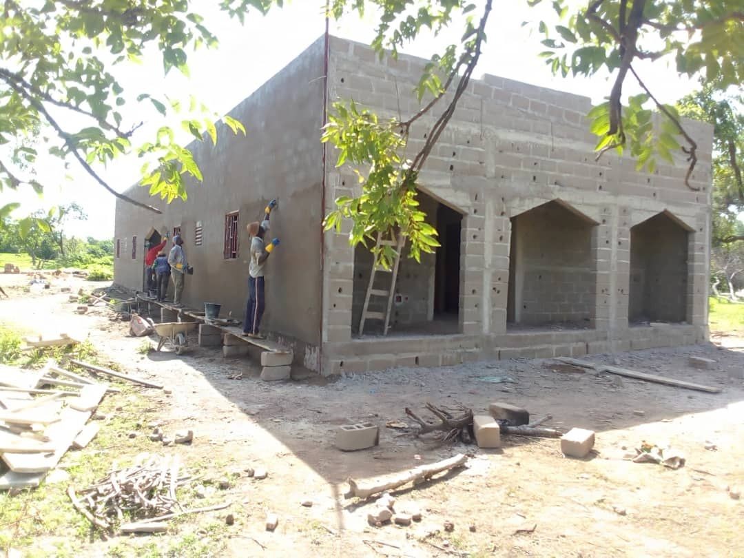 In Bouraba wird derzeit ein neues Gesundheitszentrum errichtet