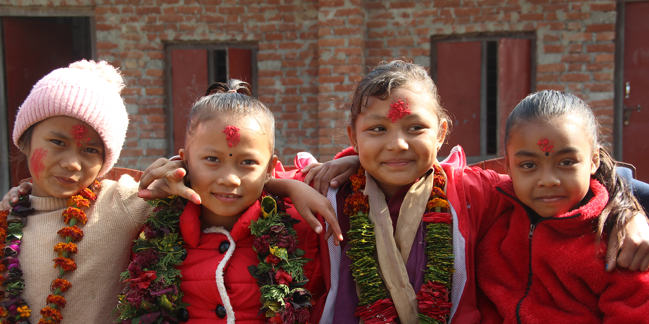 Kinder in Nepal