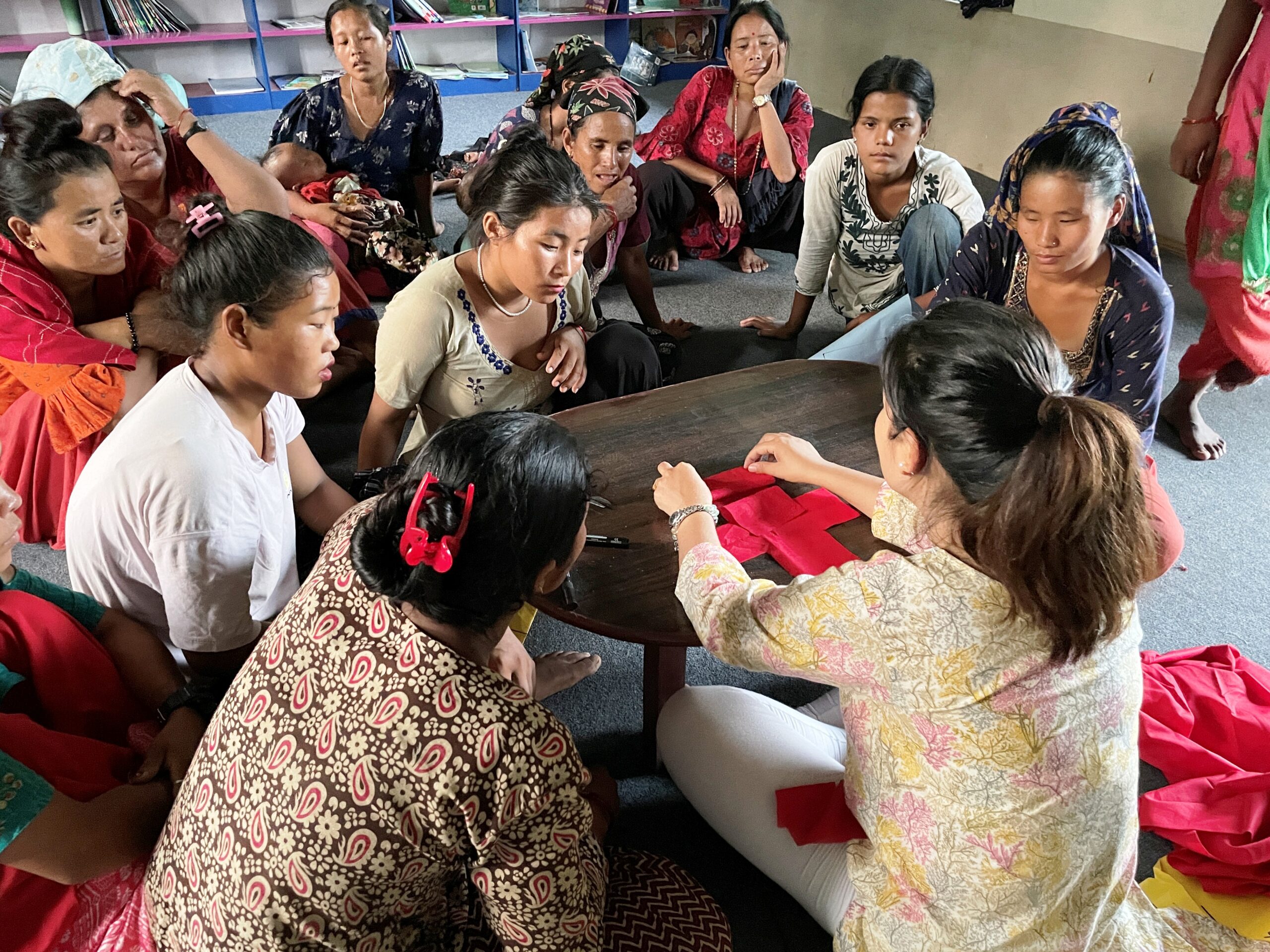 Workshop zur Stärkung der Dorfgemeinschaft durch unsere Projektpartner Shanti Griha Nepal